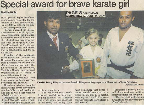 Brave Girl SKI Karate