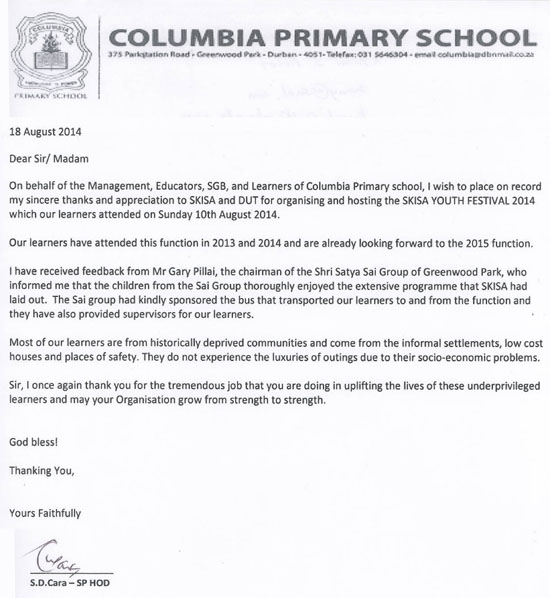 columbia primary - youth focus