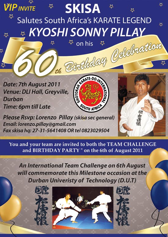 sonny pillay - INVITE - 60th birthday - 1b