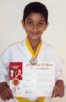 Ayush yellow belt photo - 1