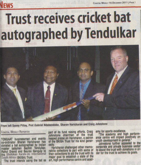 news article - TENDUKAR BAT